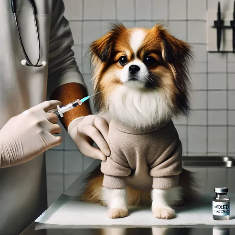 犬のワクチン接種